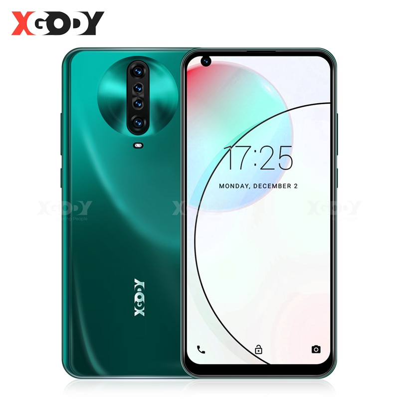 XGODY K30 6.8" Smartphone Android 10 19:9 FullView Display Dual SIM MTK6580 Quad Core 1GB 8GB 3000mAh GPS WiFi 3G Mobile Phones