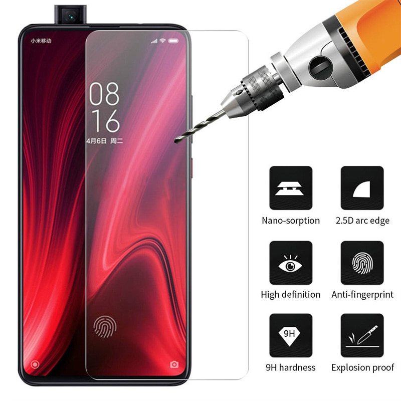 9H Protective Glass for Redmi 8 8A 7 7A 5 Plus Cover Screen Protector for Xiaomi Redmi K20 Pro 6 Pro 5A 6A Tempered Glass Film