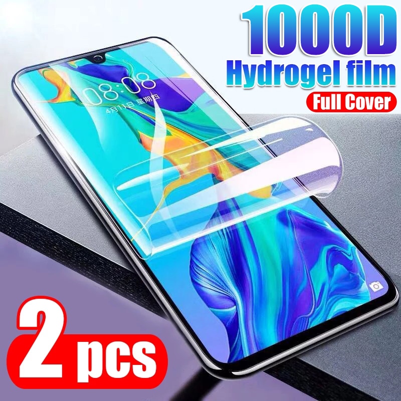 2PCS Full Cover Hydrogel Film For Huawei P10 P20 P30 Pro Mate 10 20 30 40 P40 Pro Plus Lite E Nova 5T Screen Protector Not Glass