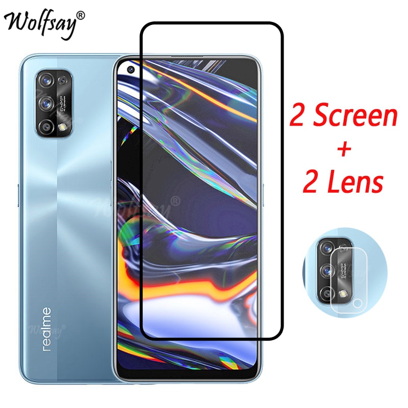 Full Cover Tempered Glass For Oppo Realme 7 Pro Screen Protector For Oppo Realme 7 Pro Camera Glass For Oppo Realme 7 Pro Glass