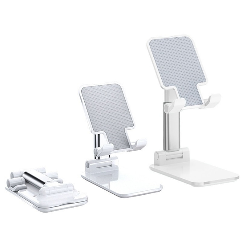 New Desk Mobile Phone Holder Stand For iPhone iPad Xiaomi huawei Metal Desktop Tablet Holder Table Cell Foldable Extend Support