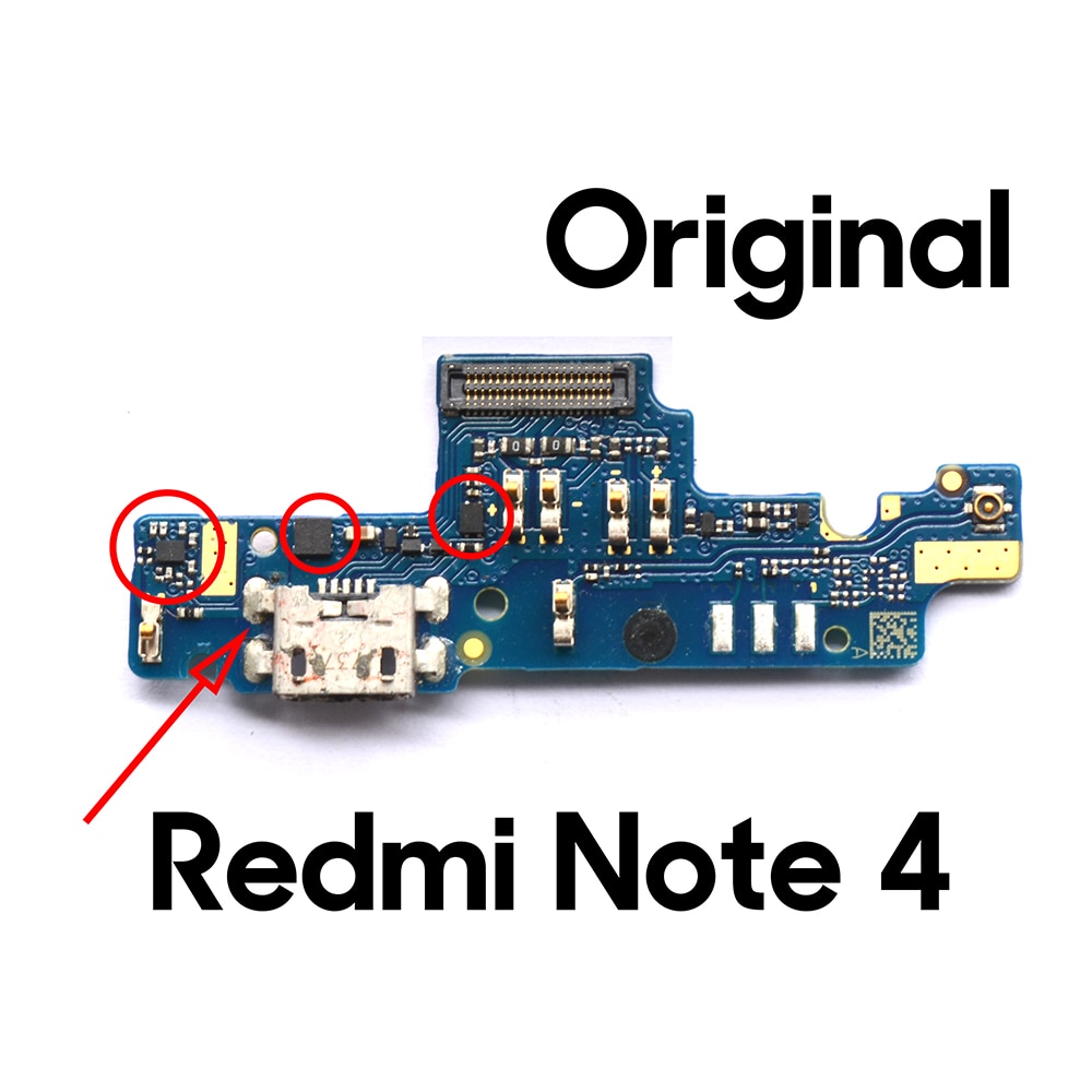 for Xiaomi Redmi Note 4 4X Global USB Charging Dock Port Connector Board With Microphone Mic