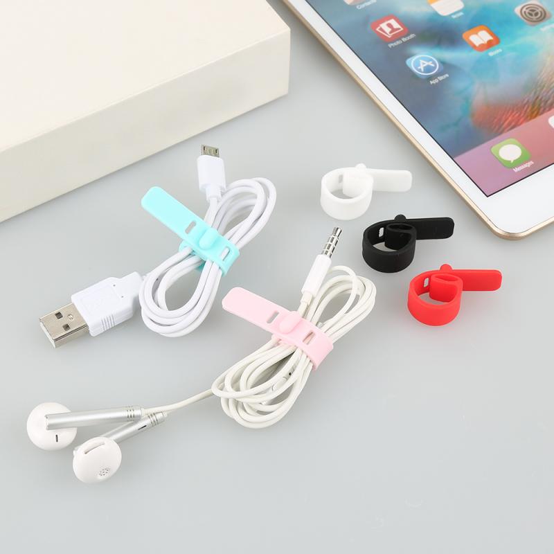 Headphone Earphone Cord Winder Wrap Organizer Cable Ties Holder For IPhone Samsung Earphone MP4 High Quality Dropship