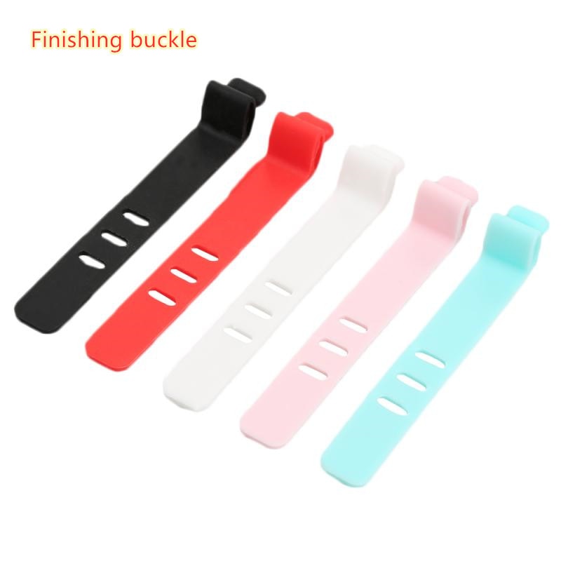 1pcs Silicone Cable Winder Earphone Data Line Mouse Keyboard Cable Cord Organizer Holder Winder For Phone Computer Accessory