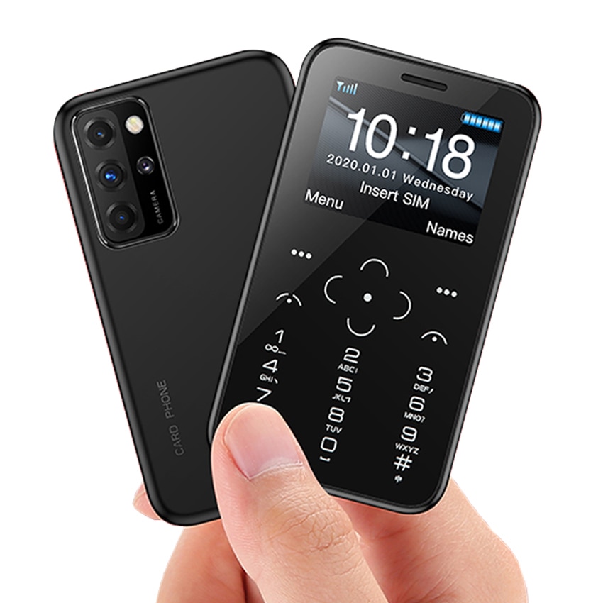 Small Mini Card mobile phone GSM Dual sim unlock Phones mp3 FM Single camera cellphone
