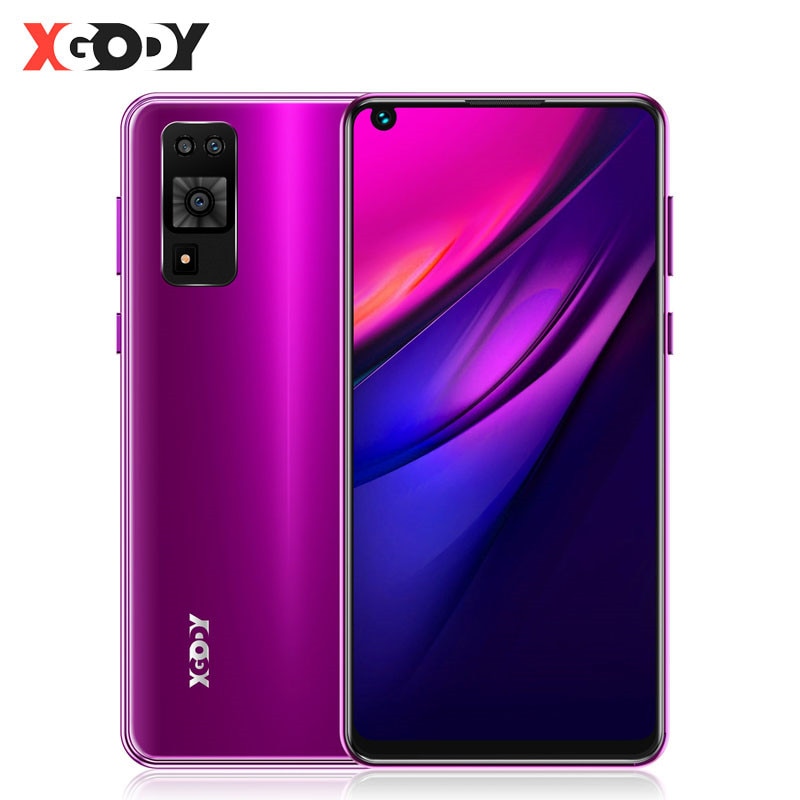 XGODY X50 Celular Smartphone Android 10 6.8" 19:9 Full Screen 2GB 16GB MTK6580 Quad Core Cellphones 3000mAh 5MP 3G Mobile Phones