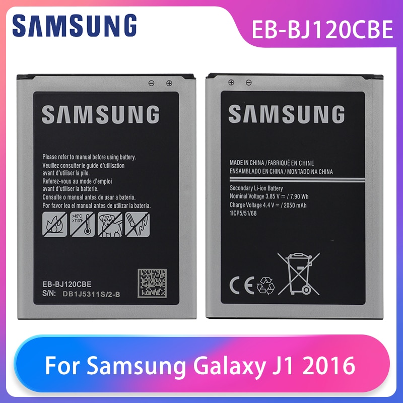 Orginal Samsung Galaxy J1(2016) Version J120 J120F J120A J120T J120H J120DS Phone Battery EB-BJ120CBU EB-BJ120CBE High Capacity