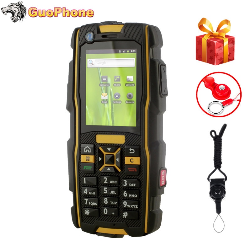 No Russian Writing Rover 3G IP67 WaterProof Mobile Phone Flashlight Big Speaker 2.0MP SOS 1500MAH MP3 2.2" Rugged Cell phone