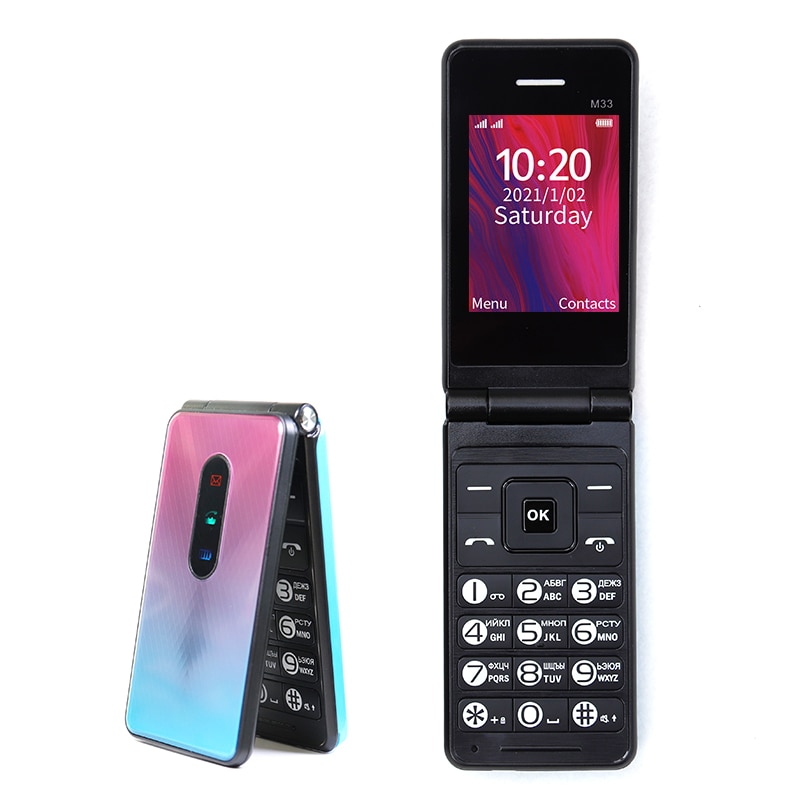 2.4 inch flip mobile phone GSM MP3 MP4 FM Radio video player clamshell Flashlight push-button cheap Cell Phone Russian keyboard