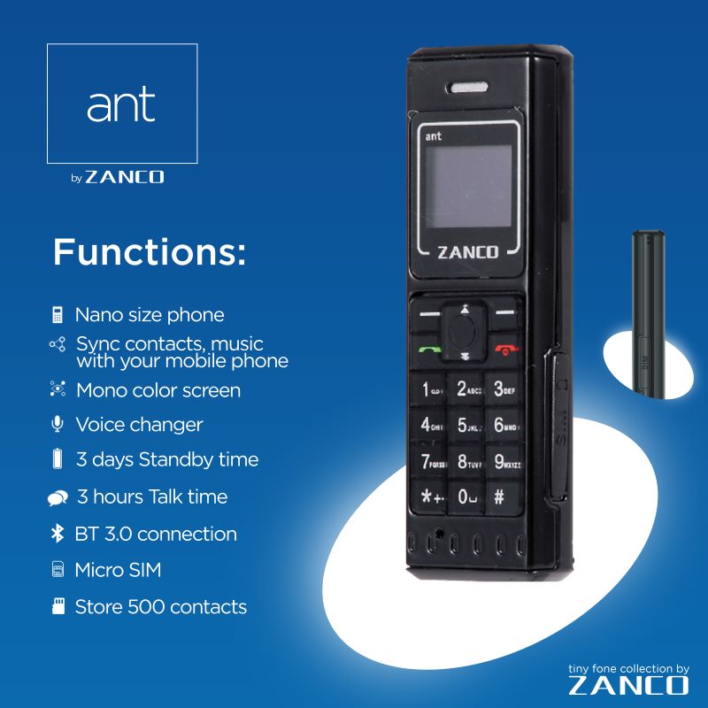 ZANCO World's Smallest fone small Ant mini cellular phone mobile phone holiday pocket phone Buy factory direct