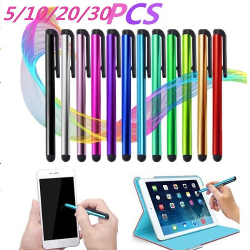 5 Pcs 10CM Universal Capacitive Touch Screen Stylus Pen For All Pad Phone PC