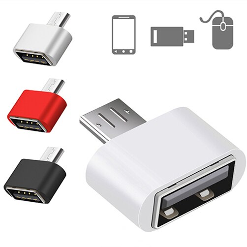 1PC Micro USB Male To USB 2.0 Female Adapte USB OTG Cable Cord Mini Converter For Android Phone Universal For Xiaomi Huawei