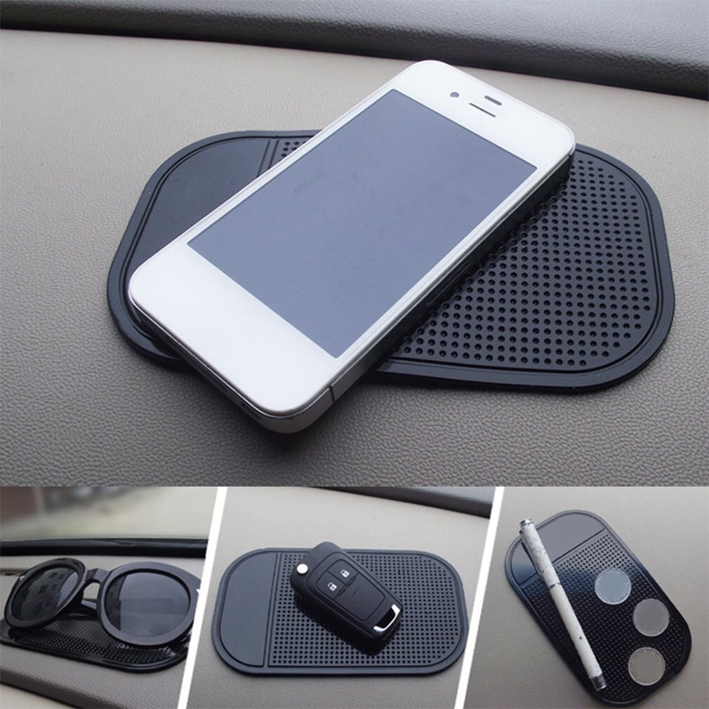 Car Dashboard Sticky Pad Car Gadget Silicone Mat Automobiles Interior Anti-Slip Mat Universal Vehicle Accessories
