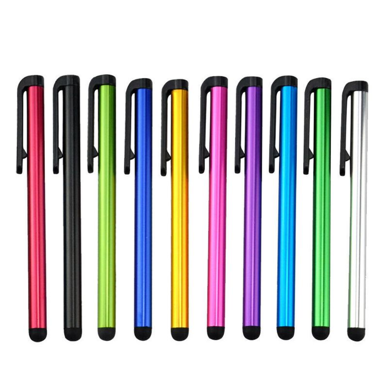 1pcs Clip Design Universal Soft Head For Phone Tablet Durable Stylus Pen Capacitive Pencil Touch Screen Pen