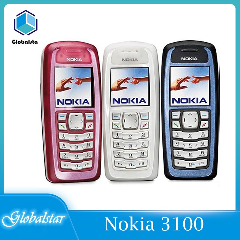 Nokia 3100 refurbished Original Unlocked 3100 GSM Bar 850 mah Support Russian/Arabic keyboard Cheap and old phone Free shipping