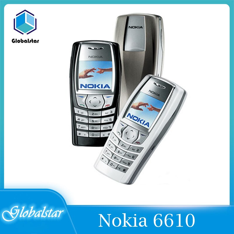 Nokia 6610 Refurbished Original unlocked Nokia 6610 Unlocked GSM Bar Mobile phone Suppport English/Russian/Arabic Keyboard