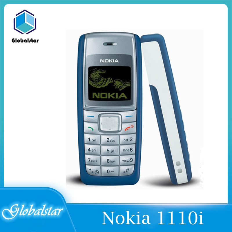 Nokia 1110 refurbished mobile phones Original 1110i Unlocked cheap Old Mobile Classic Phone 1 Year Warranty Free shipping