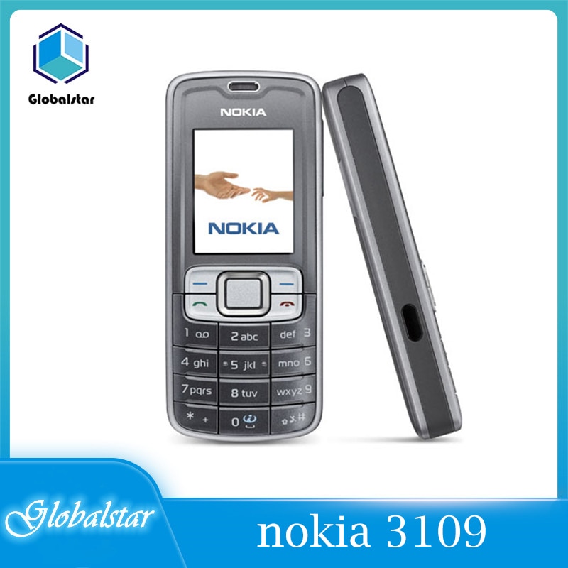 Nokia 3109 Refurbished Original 3109c cell phone GSM 900 / 1800 / 1900 unlocked phone with English/Russia/Arabic Keyboard