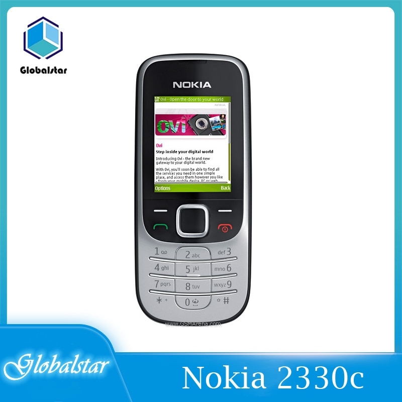 Nokia 2330c refurbished mobile phones Original Unlocked Classic Java Bluetooth Unlock Cell Phone 1year warranty Free Shipping