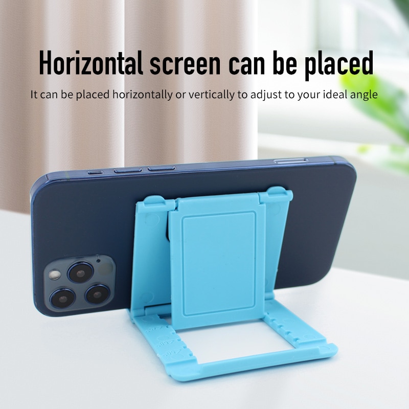 Phone Holder Desk Stand For Your Mobile Phone Tripod For iPhone Xsmax Huawei P30 Xiaomi Mi 9 Plastic Foldable Desk Holder Stand