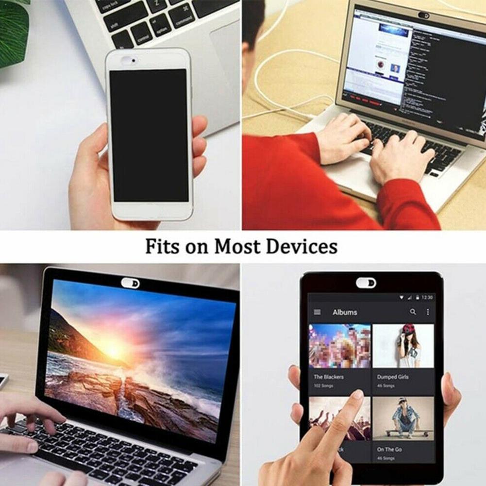 1pc WebCam Cover Shutter Magnet Slider Plastic For iphone Universal Privacy Sticker Tablet Smartphone Camera Web Laptop PC R0W2