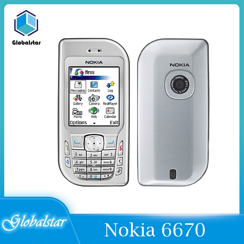 Nokia 6670 Refurbished Original Unlocked Nokia 6670 phone 2.1' inch GSM 2G mobile phone with one year warranty free shipping