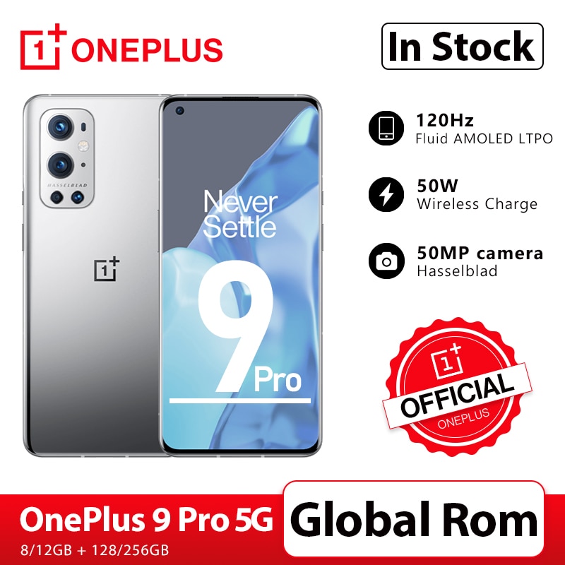 OnePlus 9 Pro 8GB 128GB Smartphone Snapdragon 888 5G 120Hz Fluid Display 2.0 Hasselblad 50MP Camera 65T OnePlus Official Store