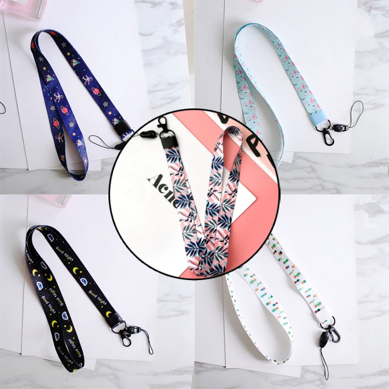 ID Card Neck Strap Work certificate Lanyards for Keys Phone Straps Bus Card Holder Phone Hang Rope Sunglasses Lanyard