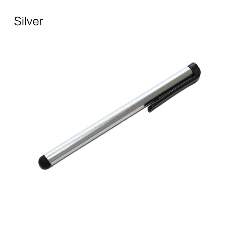 Clip Design Universal Soft Head For Phone Tablet Durable Stylus Pen Capacitive Pencil Touch Screen Pen 652E