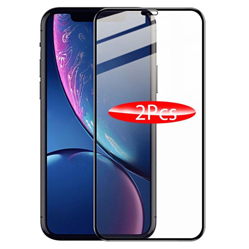 2Pcs Protective Glass On For iphone Xr Xs max X 10 Screen Protector on aifone X s Glas iphonexr Films aiphone x r Armor Pelicula