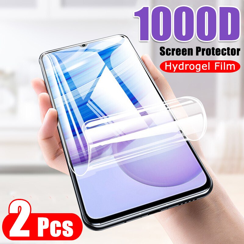 2Pcs Hydrogel Film For Xiaomi Redmi 5 Plus 6A 6 Pro Soft Film For Redmi Note 5 6 7 8 9 K20 K30 Pro 8T Screen Protector Not Glass