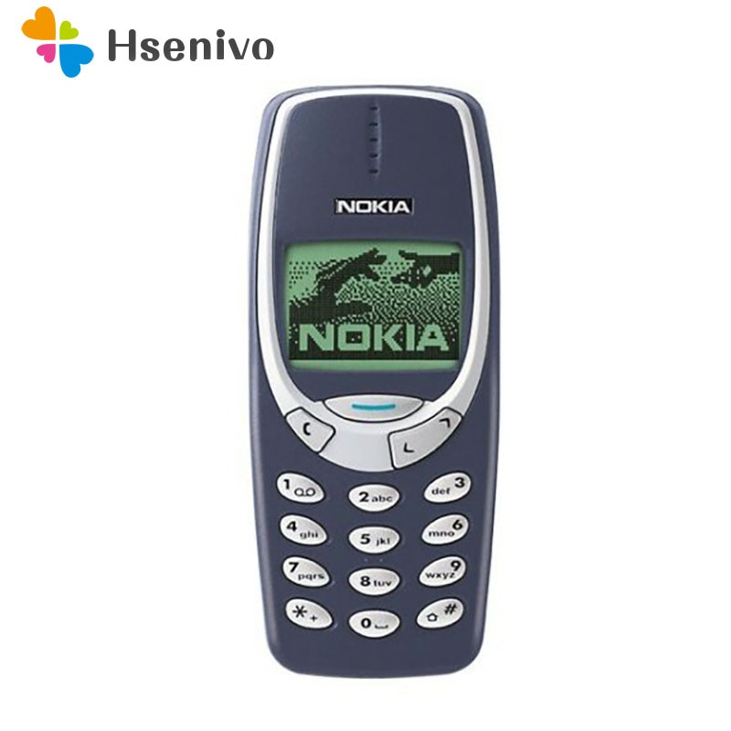 Nokia 3310 refurbished-Original 3310 phone unlocked GSM 900/1800 with russian& Arabic keyboard multi language 1 year warranty