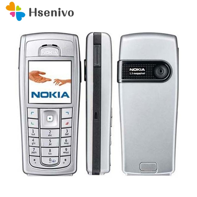 Nokia 6230i refurbished-Original Unlocked Nokia 6230 6230i 850mAh Support Russian Keyboard & Arabic Keyboard free shipping