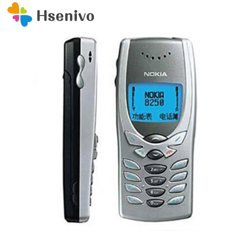 Nokia 8250 Refurbished-Original Unlocked NOKIA 8250 phone Dual band 2G GSM 900/1800 Classic Cheapest Cell phone