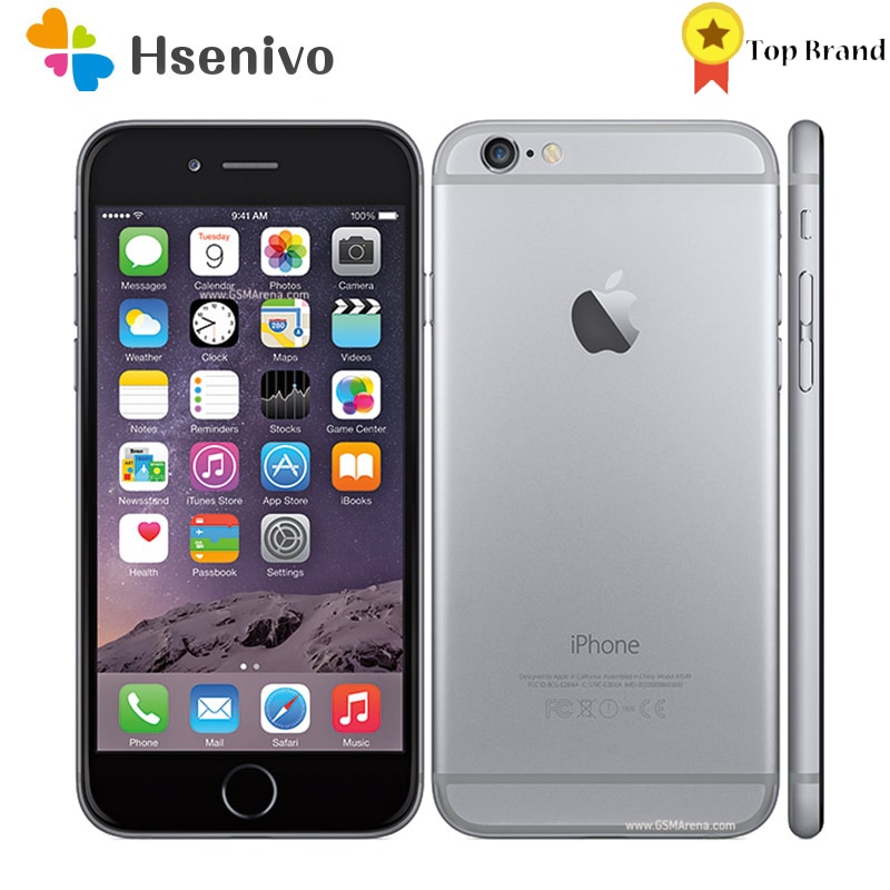 Apple Iphone 6 Used (95% New )-Unlocked Original 4.7'' inch IPS 1GB RAM 16/64/128GB ROM GSM WCDMA LTE iPhone6 Cell Phone