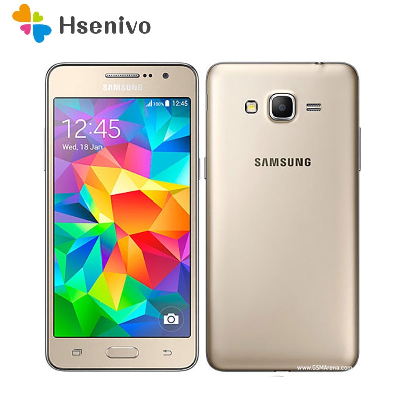 Samsung G530H Refurbished-Galaxy Grand Prime G530 G530H Original Unlocked Cell Phone Quad Core Dual Sim 5.0 Inch TouchScreen