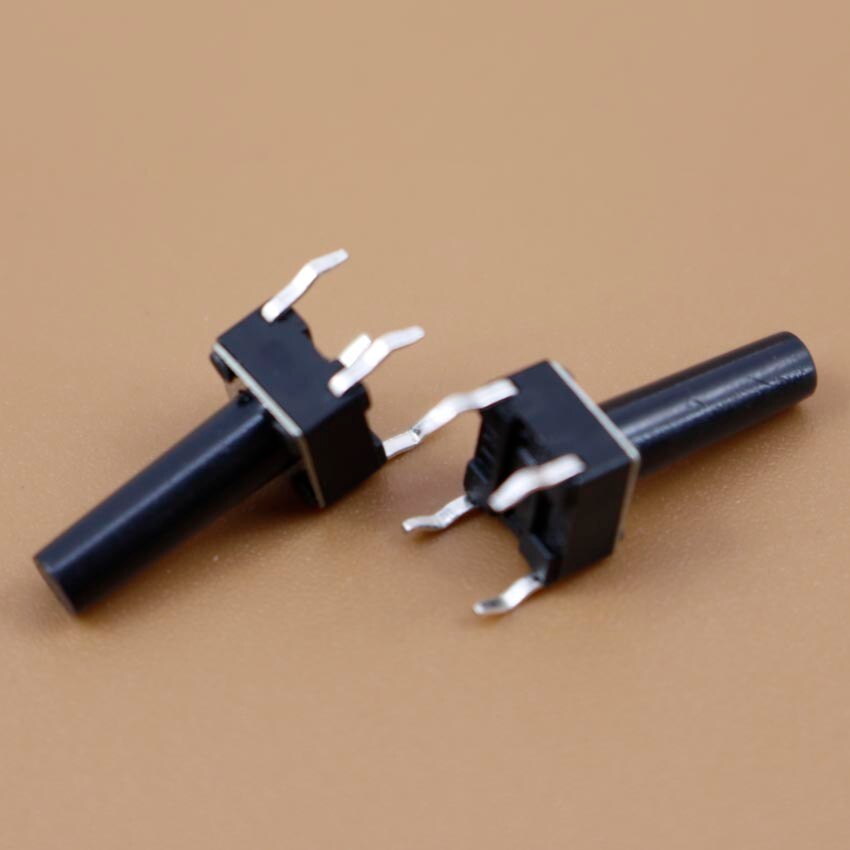 YuXi 1pcs Tact Switch 6 * 6 * 10 pin DIP 6 * 6 * 10MM pin touch switch touch of a button