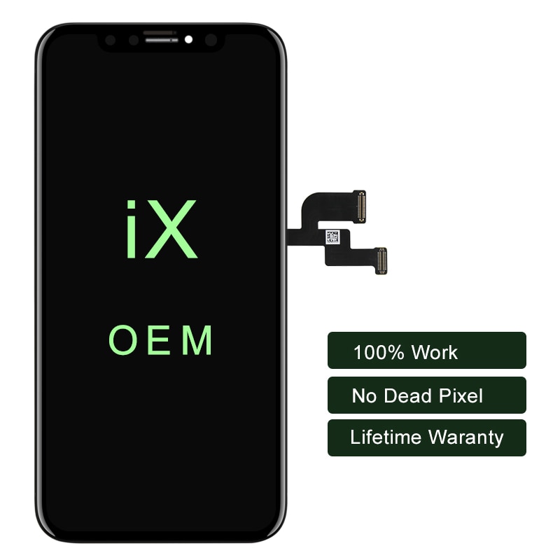 For iPhone X XS Max XR LCD Display OLED With 3D Touch Digitizer Assembly No Dead Pixel LCD Screen Replacement Display Screen