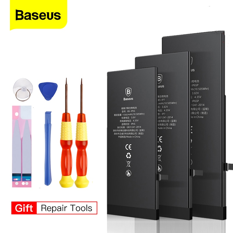 Baseus Battery For iPhone 6 6s 6 s 7 8 Plus Original High Capacity Bateria Replacement Batterie For iPhone X Xs Max Xr 7P 8P