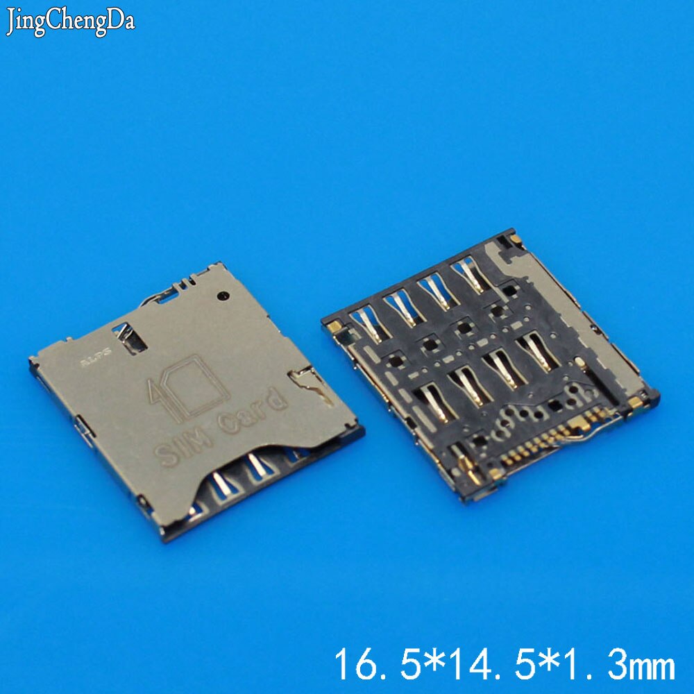 JCD 16.5*14.5*1.3mm sim card reader for Alcatel idol X one touch OT-6040 6040D 6040 connector holder module