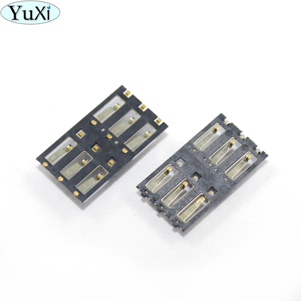 YuXi For Nokia Lumia 800 900 920 925 1020 For Sony C3 S55T S55U D2502 SIM Reader Card Slot Holder Port Replacement Repair Part