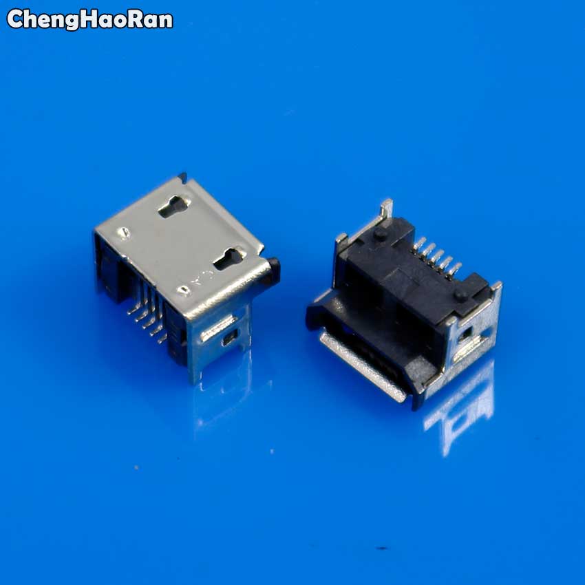ChengHaoRan Micro USB Jack Charging Port Socket for Western Digital External Hard Drive etc Data Connector 5-pin