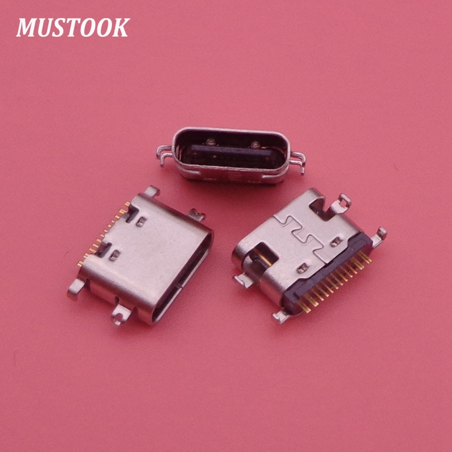 2pcs for Umidigi s2 micro mini usb jack 16-pin type-C connector socket charging replacement repair parts 16p