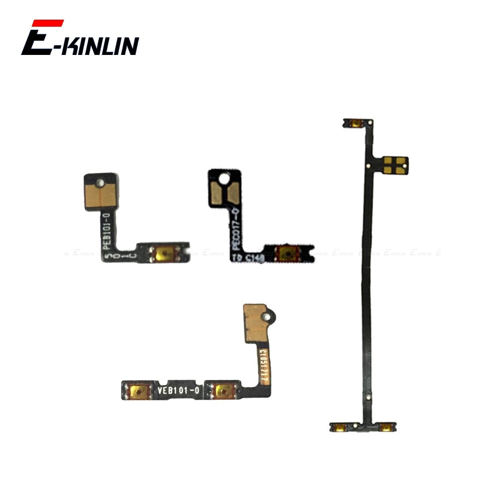 100% New Volume Button Power Switch On Off Key Ribbon Flex Cable For OnePlus X 1 2 3 3T 5 5T 6 6T Replacement Parts