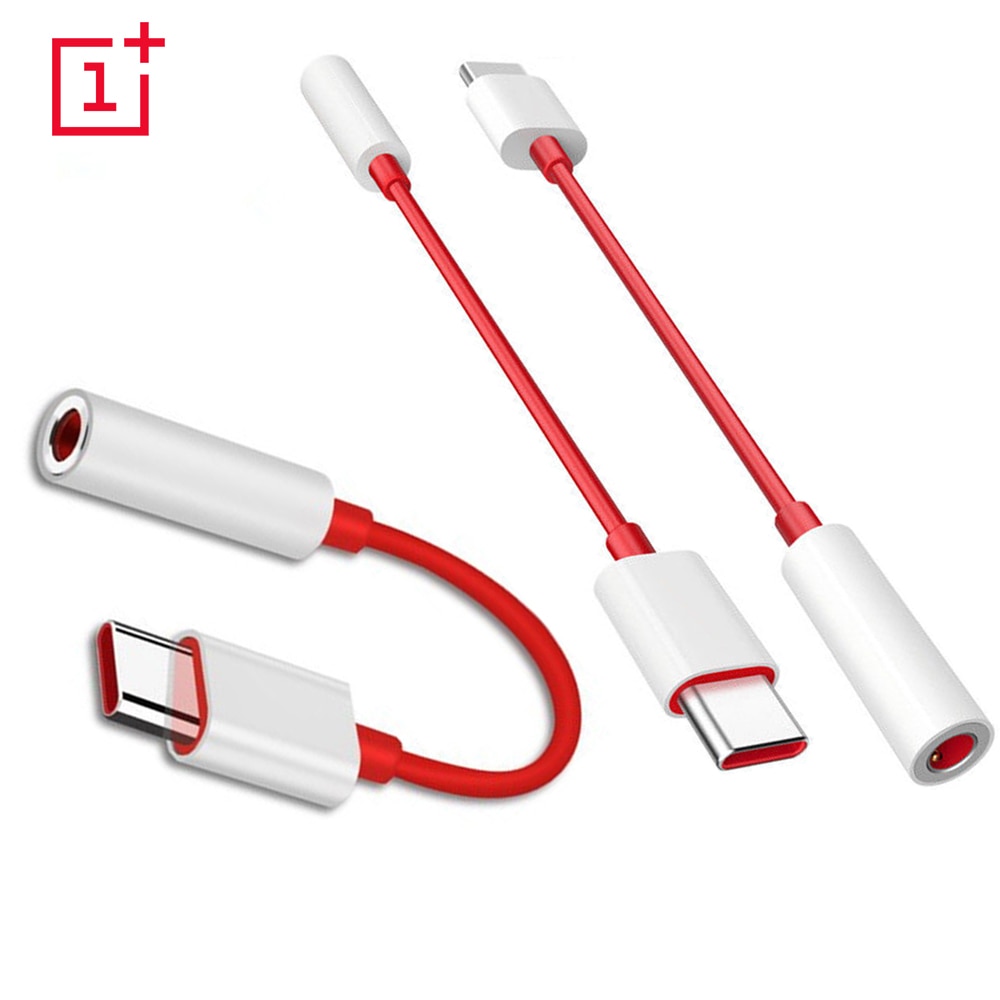 Original USB Type C To 3.5mm Earphone Jack Adapter Aux Audio For one plus 7 usb-c music converter cable For oneplus 6T 7 Pro