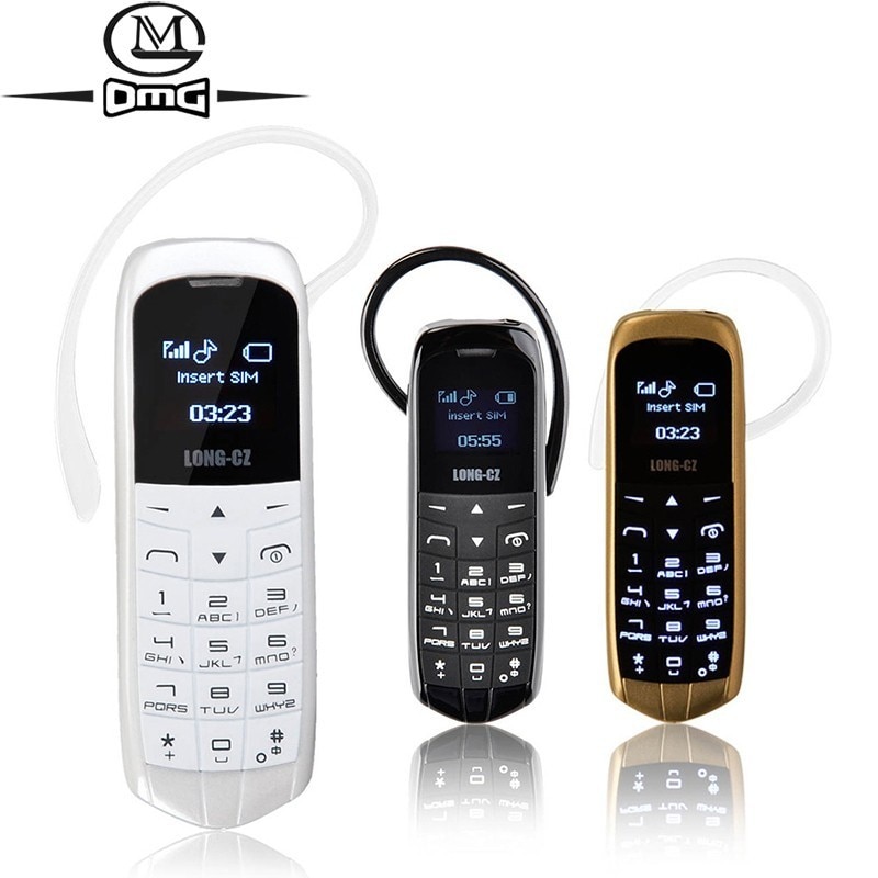 New small mini phone without camera bluetooth earphone push button telephone cheap cell phones unlocked GSM J8