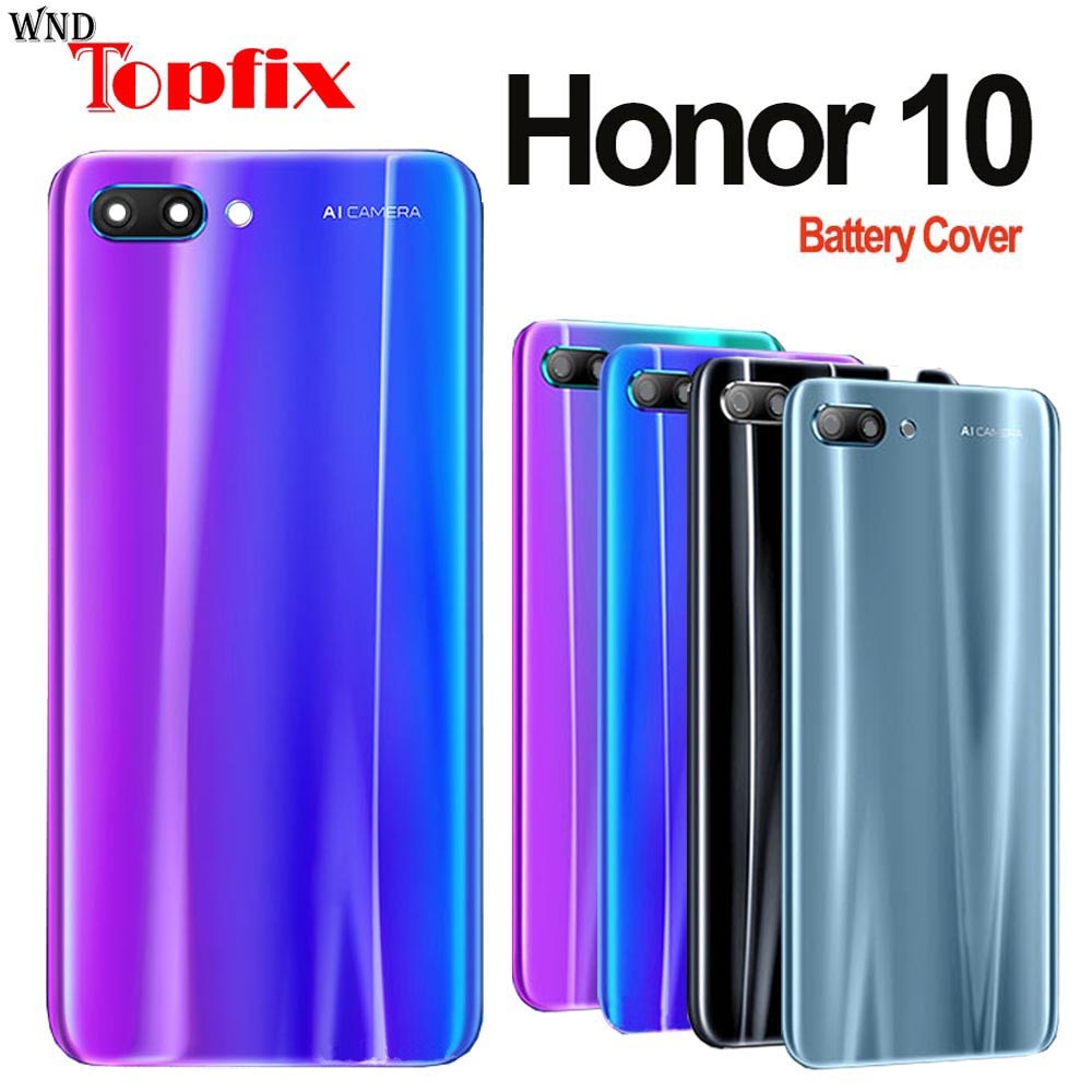 For Huawei Honor 10 Back Battery Cover Door Rear Glass Housing Case For Honor10 Battery Cover For Honor 10 Housing