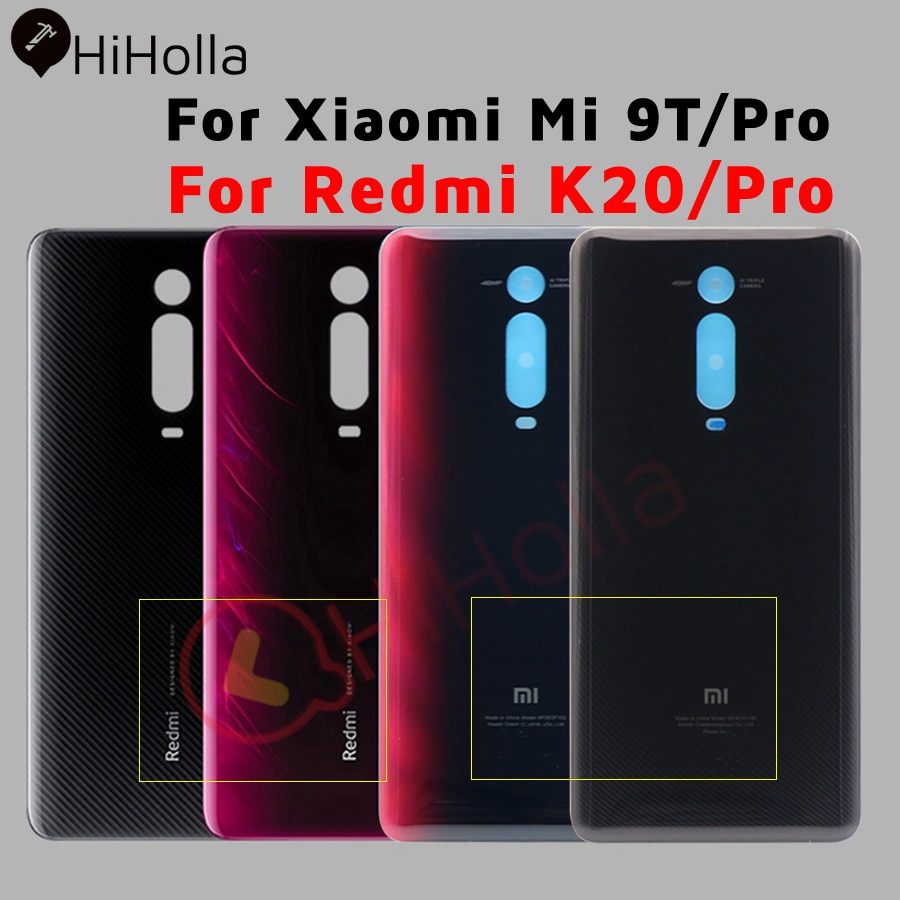 NEW For Xiaomi Redmi K20 Pro Back Battery Cover Mi 9T Pro Rear Glass Door Housing Case For RedMi K20 Pro Battery Cover Replace