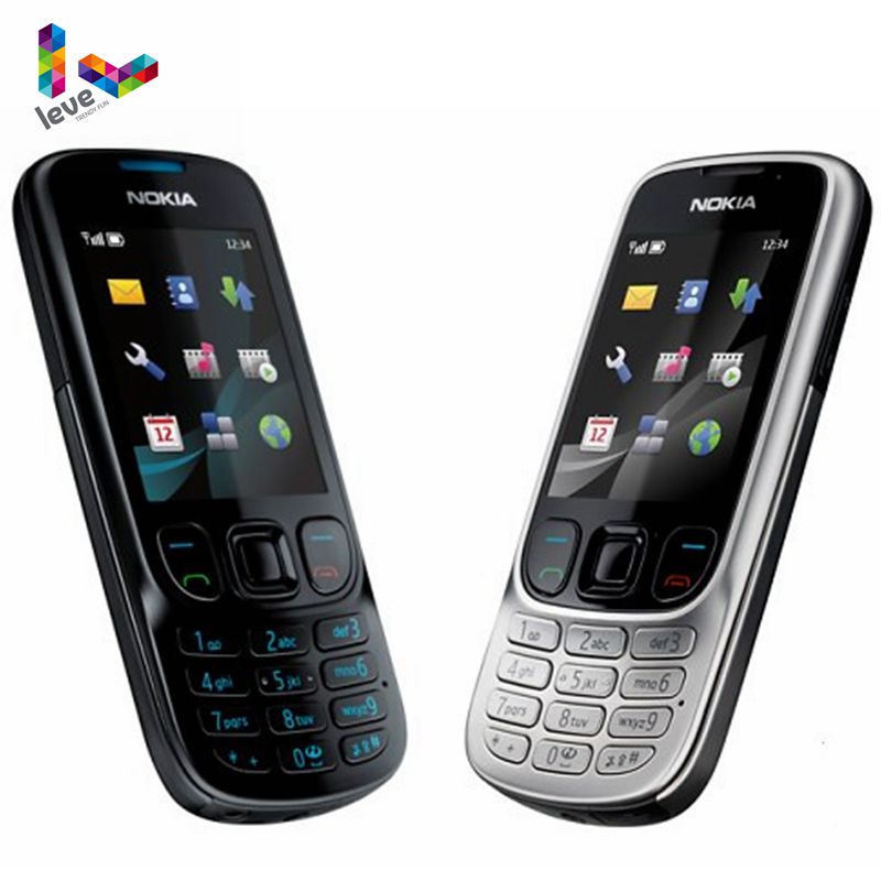 Original Unlocked Nokia 6303 Classic 6303C FM GSM Mobile Phone Support Russian Keyboard Cell Phone Free shipping