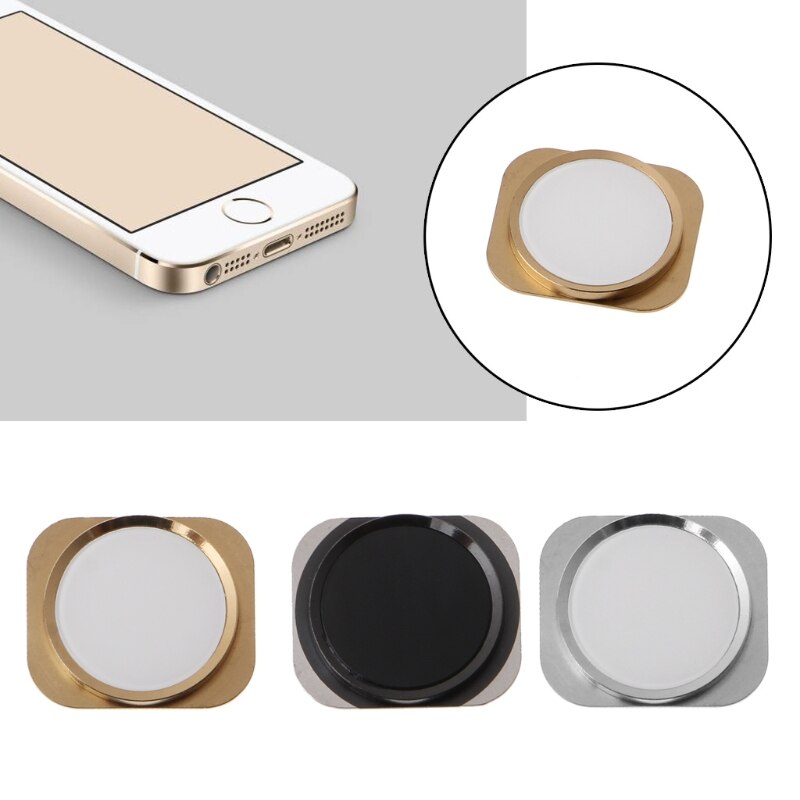 Home Button Back Key With Metal Ring For iPhone 5 Same Look As iPhone 5S Style